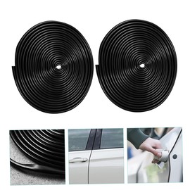 ULTECHNOVO 2pcs Car Door Edges Guards Rubber Edge Protectors for Vehicles Scratch and Chip Resistant Easy Installation Flexible Design Fits Car Models