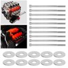 Intake Manifold Bolts Stainless Steel Corrosion Resistant Replacement for Chevy