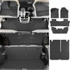 powoq Floor Mat Compatible with 2016-2022 Honda Pilot Cargo Mat