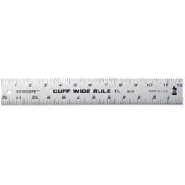 Fairgate Cuff Wide Rule 1-14inch X 12inch, 14-100 Cuff-Width Ruler(FG14-100)