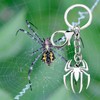 PLITI Spider Keychain Spider Lover Gift Spider Hero Fan Gift