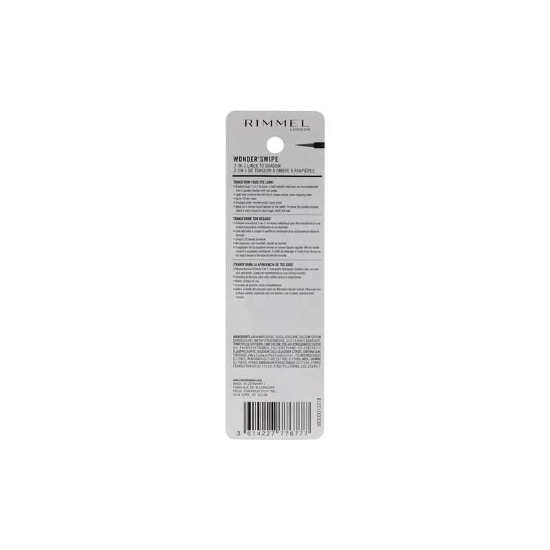 Rimmel London Wonder Swipe 2-in-1 Liner to Shadow - 012