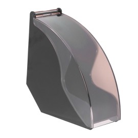 Coffee Filter Holder Coffee Paper Storage Rack with Dustproof Cover Coffee Filter Paper Container for Coffee Shop Home Black