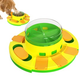 Jokepy Dog Puzzle Toys for Dog Boredom and Mentally Stimulating, Interactive Slow Food Feeder Dispenser, Professional Level 2 in 1 for Large/Medium/Small Dog