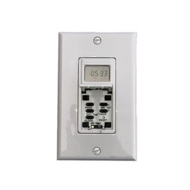 MarkTime 42E724P Programmable Electronic Time Switch, White