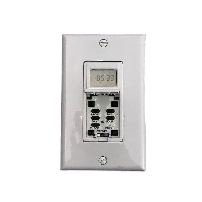 MarkTime 42E724P Programmable Electronic Time Switch, White