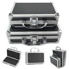 Aluminium Frame Tool Case with Padded Foam Travel Case(M 21.5x21.5x6.5cm)