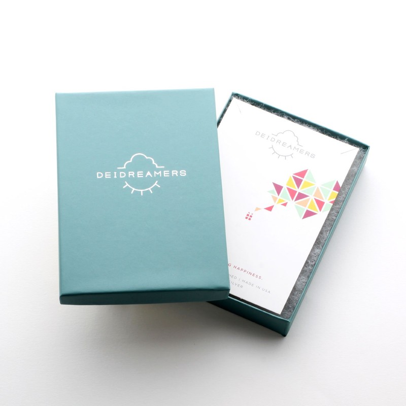 Sterling Silver Side Mini Initial Necklace