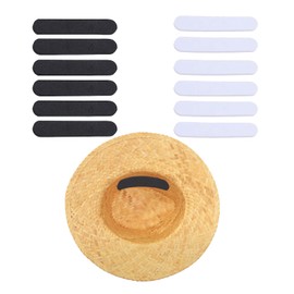 YAZANY Hat Size Reducers, 10Pcs Hat Reducer Hat Tape Size Reducer Hat Sizing Tape, Hat Inserts to Make Smaller Black and White Hat Sizing Tape for Hats Caps Sweatband Adjust Headgear Girth