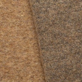Stoffkontor Wool Mix Wool Fabric, Lana Cotta Fabric, Sold by the Metre, Colour Camel Mottled - for Sewing Coats, Jackets, Skirts, Hats, Decorative Items and Much More