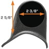 GlowShift Universal Black Triple Pillar Gauge Pod - Fits Any