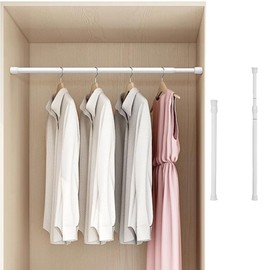 Adjustable Tension Rod 21-35 Inch,Autuwintor Heavy Duty No Drill Shower Curtain Rod for Bathroom/Closet/Kitchen, Rustproof Spring Loaded with Non-Slip Grips,Holds 20 lbs (Apartment & Dorm Friendly)