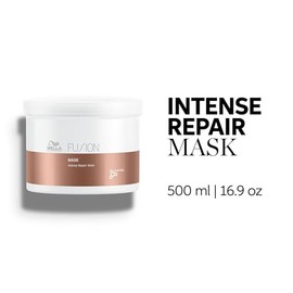 Wella Professionals Fusion Intense Repair Hair Mask for Damaged Hair, Mask Treatment for Hair Repair, Hair Breakage Treatment, 16.9 Fl oz