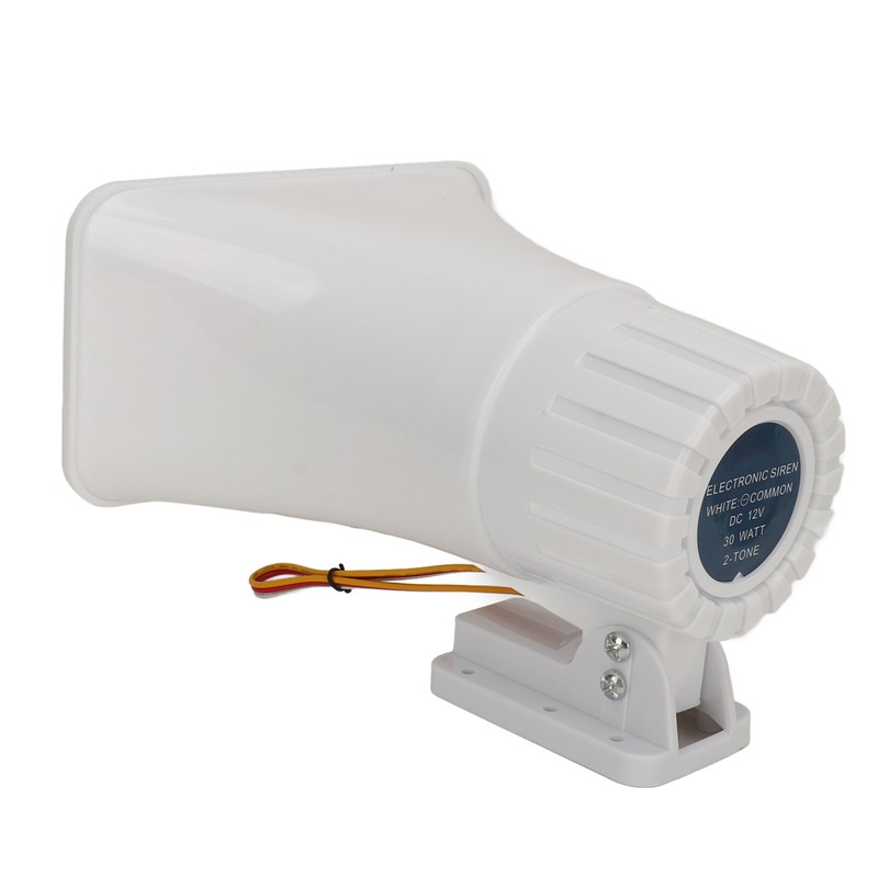 Electric Security Ring Siren Dual Tone Wired Alarm Siren Horn