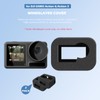 2 Piece Action Camera Windshield Windshield Housing Noise Reducing Foam
