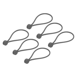 QUARKZMAN Magnetic Cable Clips, 7.5 Inches x 0.5 Inches, Grey Magnetic Cable Organiser, Cable Ties, Reusable Cable Ties for Home, Kitchen, Office, Pack of 6