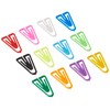 Baumgartens Plastiklips Paper Clip -Medium -500/Box -Assorted
