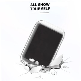 SEWACC 2pcs TPU Protective Watch Case Compatible Watch Fit Easy to Install and Bumper Protector Caps for Everyday Use