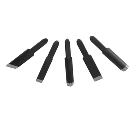Chisel Carving Tool Kit, Woodworking Woodcut Hand Carving Chisel with 5 Pcs Carving Blades and 1 Pc Wrench for Carving Machine, Carpenter, Woodworking Tools