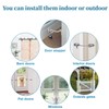 Fenglin-joy Cabin Hooks, Stainless Steel, Pack of 2, 10 cm