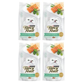 Purina Fancy Feast with Ocean Fish & Salmon Cat Food 3 Lb. Bag (Pack of 4)