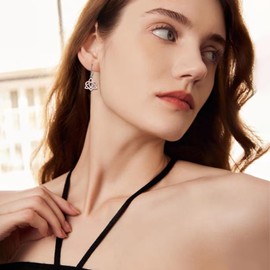 Celtic Knot Earrings for Women Sterling Silver Celtic Jewellery Heart Earrings Celtic Knot Gifts for Women