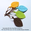 Door Stopper, Shunshi 4 Pack Heavy Duty Cute Leaf Style