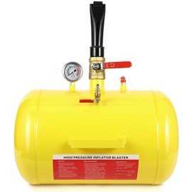 10 Gallon Vehicle Air Tire Bead Seater, w/Pressure Gauge & Handle, 145PSI Tire Burst Inflation Sealer Seater, Blaster Wheel Tool Seating Tire Inflator Car Truck ATV Tank