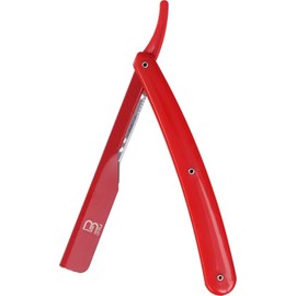 L3 - Soporte para maquinilla de afeitar recta, excelente agarre y control, control de afeitado de precisión, soporte para maquinilla de afeitar recto de nivel tres (rojo)