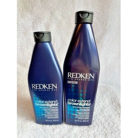 Redken Color Extend Brownlights Blue Toning Shampoo and Conditioner 10.1-8.5 OZ