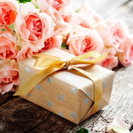 AWCIGG Satin Ribbon Gold, 44 m x 20 mm Gift Ribbon Decoration Ribbon Fabric Ribbon Ribbons for Gift Wrapping, Florists, Crafts, Sewing, Cars, Wedding, Christmas (22 m Roll)