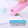 PATIKIL 0.6" x 0.4" Binder Clips, 50 Pcs Reusable Metal