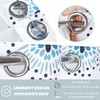 Ecoehoe 71" W x74 H Hotel Grade Fabric Hook Free
