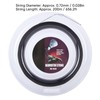 Badminton Racquet String, 0.72mm 200m Badminton Racket String Badminton Training