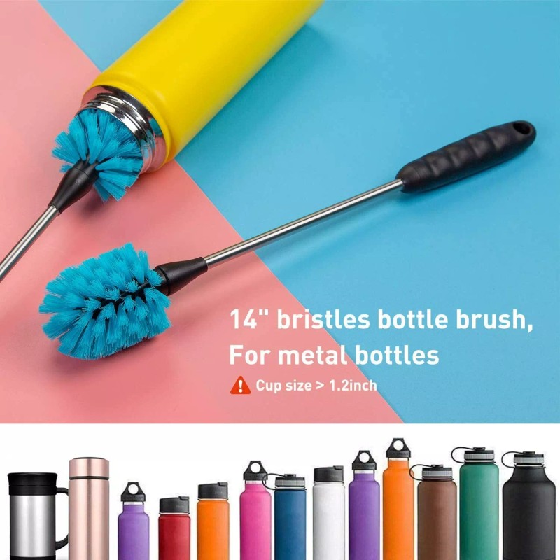 Holikme 5 Pack Bottle Brush Cleaning SetLong Handle Bottle Cleaner