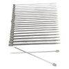 22Pcs Knitting Needles Kit 22Pcs Knitting Needles 25cm Application Metal