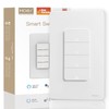 MOES Smart 4 Gang Light Switches, 2nd Generation Wi-Fi Single