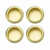 Gatehouse 3/4" Plated Polished Brass Sliding Closet Door Finger Pull- 308715
