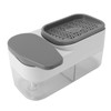 2 in 1 Kitchen Sink Dish Soap Dispenser Sponge Holder