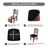 Genina Seat Covers for Dining Chairs Cover 100% Waterproof Dining