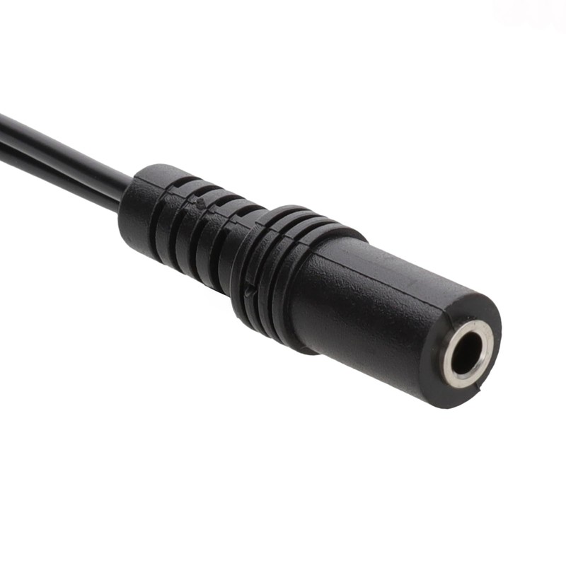 kenable 3.5mm Stereo Jack Socket to Twin 6.35mm Mono Jack