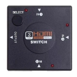 Switch Splitter Hdmi 3 Puertos 1080p Pc Laptop Proyector