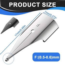 HQRKOTM Set of 2 Z 50 Spring 888 - Replacement Spring Made of Chrome-Plated Stainless Steel - Spring Size F