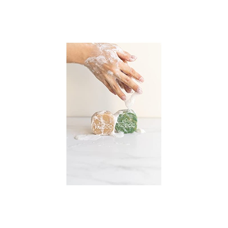 KOBOL | Pack de 4 Jabones Dermolimpiadores Veganos Espuma intensa