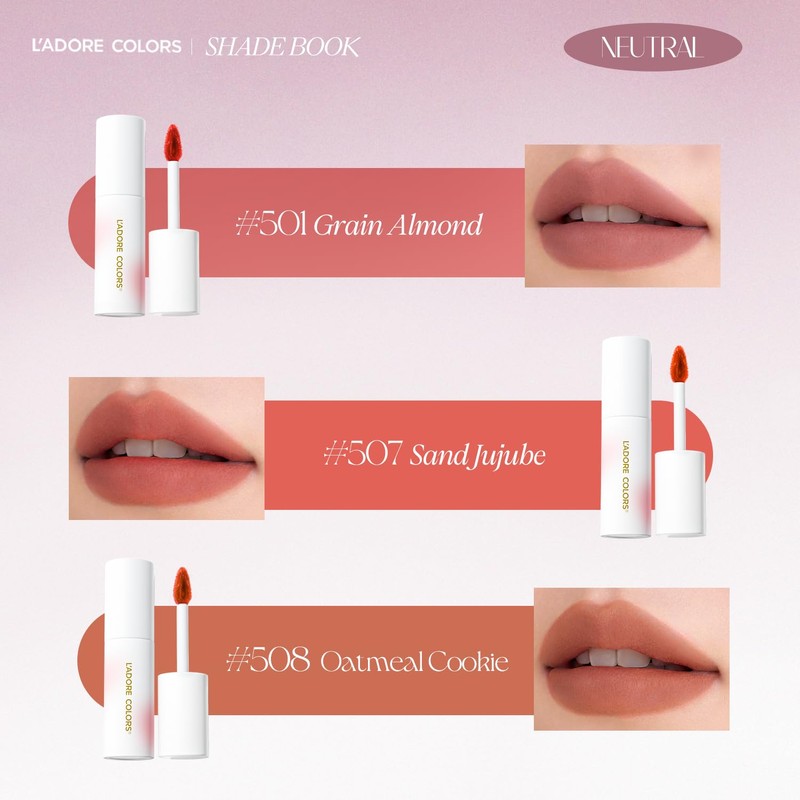 L'ADORE COLORS Souffle Mat Lip (510 Red Bean Astringent)