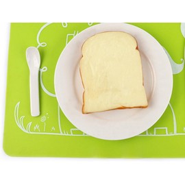 Hemoton Manteles Individuales De Silicona para Niños Antideslizantes Flexibles con Patrón De León Esteras De Mesa Seguras Lavables para Uso Diario Viajes Y Comedor Infantil