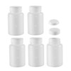 sourcing map Plastic Lab Chemical Reagent Bottle 100ml/3.4oz Wide Mouth