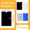 HSYTEK Pack of 10 Credit Card Sleeves, Multicoloured RFID Blocker