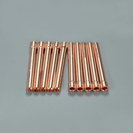 RIVERWELD TIG Collet 10N25 3.2mm Orifice for QQ300 PTA DB SR WP 17 18 26 TIG Welding Torch Pack of 10