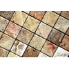 Scabos 2 X 2 Tumbled Travertine Mosaic Tile - Box